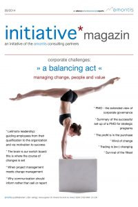 A balancing act - amontis initiative*magazine
