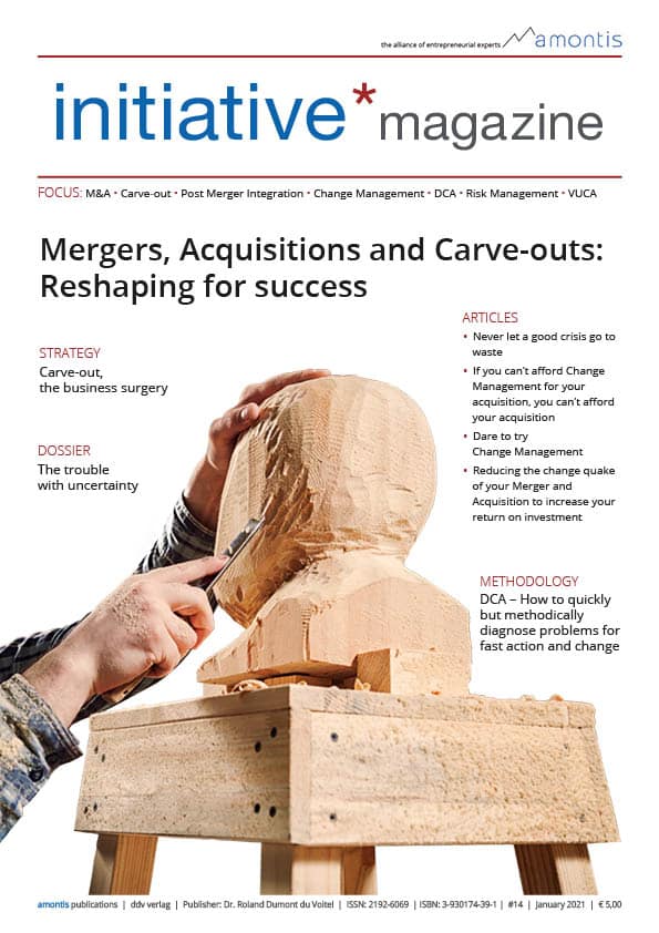 initiative*magazine #14 - Mergers, Acquisitions and Carve-outs: Reshaping for success